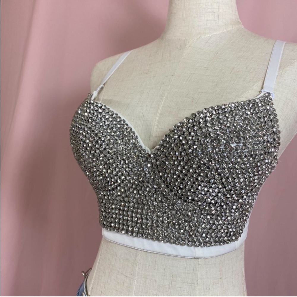 Diamanté corset